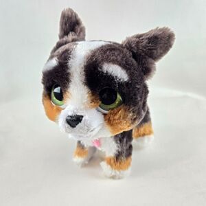 FurReal Walk-A-Lots Bernedoodle Interactive Toy No Leash Works Dog Plush Puppy